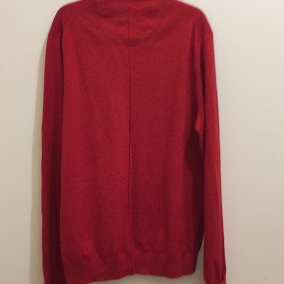 Strellson red v neck sweater - Picture 2 of 8